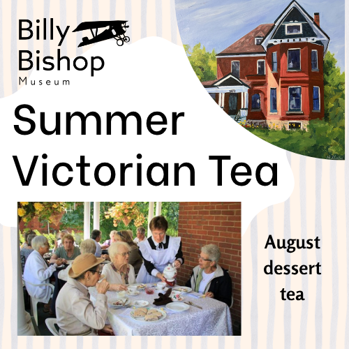 Event image Summer Victorian Tea at Billy Bishop Museum